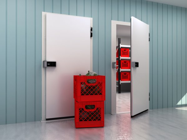Холодильные распашные двери промышленные РД(Пром)