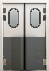 Маятниковая дверь с фиксацией МД (Ф) – 800.2000/40